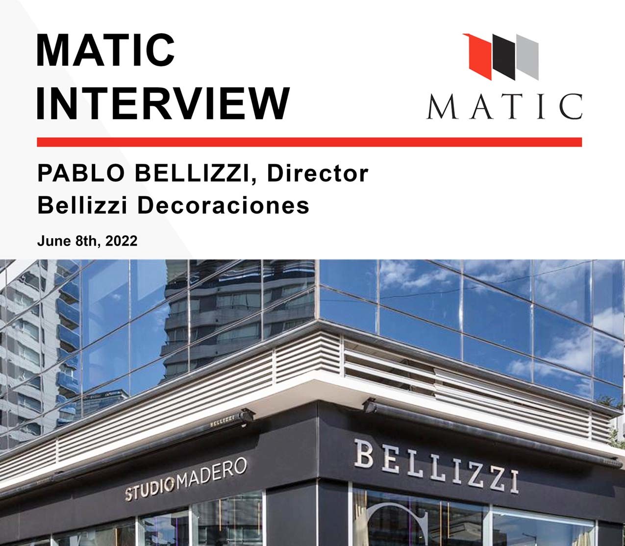 Interview with Bellizzi Decoraciones